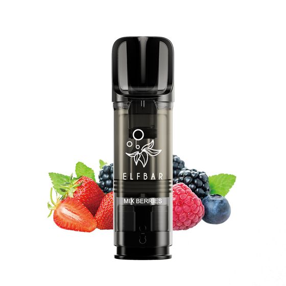 wholesale [New] ELFBAR ELFA PRO 2ML Prefilled Pod 2pcs Flavor: Mix Berries | Strength: 2% Nic TPD ENG