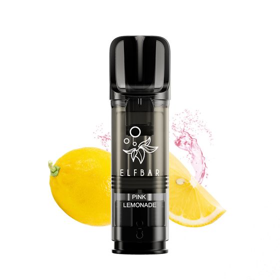 wholesale price [New] ELFBAR ELFA PRO 2ML Prefilled Pod 2pcs Flavor: Pink Lemonade | Strength: 2% Nic TPD ENG