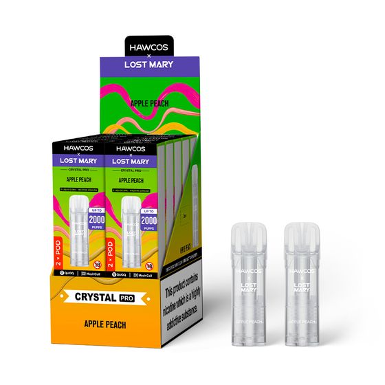 cheap HAWCOS × LOST MARY Crystal Pro Prefilled Pod 2ML × 2 (UK) 1PC