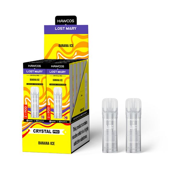HAWCOS × LOST MARY Crystal Pro Prefilled Pod 2ML × 2 (UK) 1PC cheap