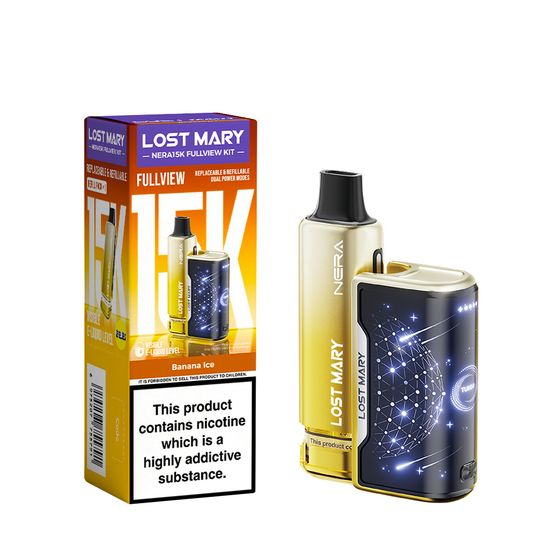 wholesale LOST MARY NERA15K Refillable Kit Flavor: Banana Ice