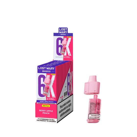 [NEW] LOST MARY BM6000 Refillable Pod P+C UK supplier