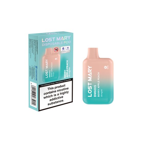 UK store [NEW] LOST MARY Box BM600S Disposable Pod Device