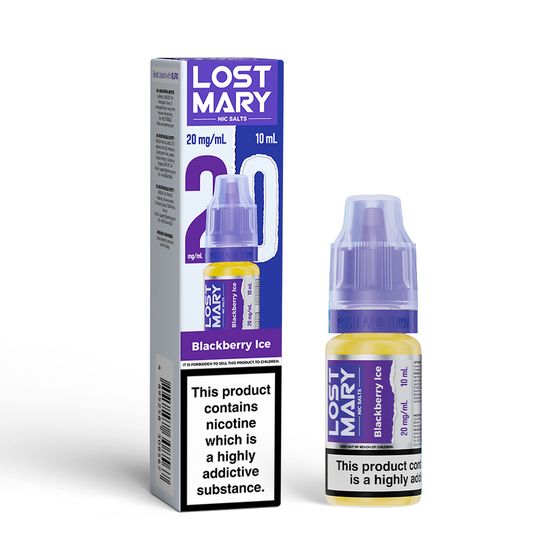 LOST MARY Nic Salts E-Liquids 10ml Strength: 2% Nic ENG | Flavor: Blackberry Ice authentic