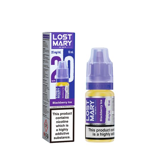 LOST MARY Nic Salts E-Liquids 10ml Strength: 2% Nic ENG | Flavor: Blackberry Ice for wholesale