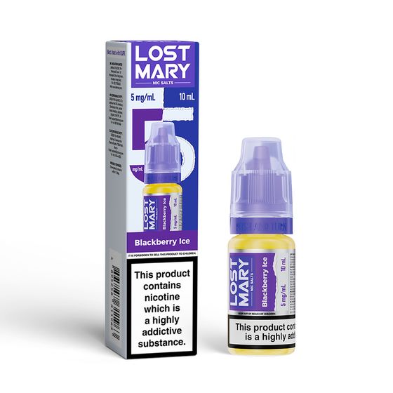 for wholesale LOST MARY Nic Salts E-Liquids 10ml Strength: 0.5% Nic ENG | Flavor: Blackberry Ice