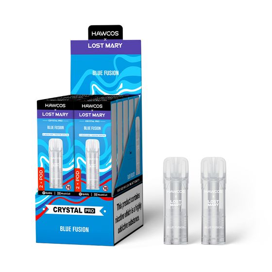 wholesale HAWCOS × LOST MARY Crystal Pro Prefilled Pod 2ML × 2 (UK) 1PC