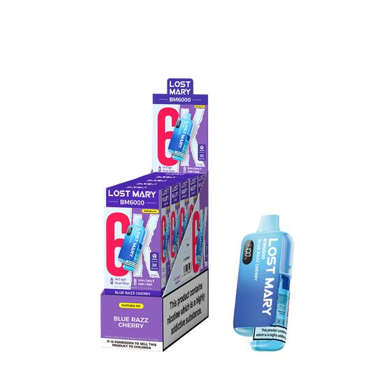 [NEW] LOST MARY BM6000 Refillable Pod Kit -F (UK) 1PC UK store