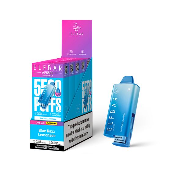 authentic [NEW] ELFBAR AF5500 Refillable Kit (UK)