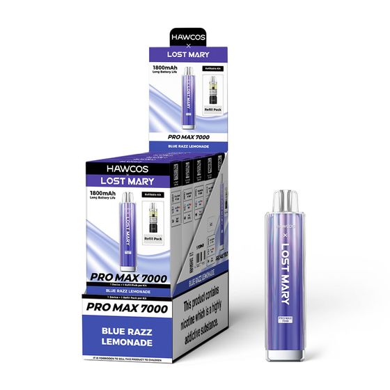 wholesale [NEW] HAWCOS×LOST MARY PRO MAX 7000 Refillable Kit-F