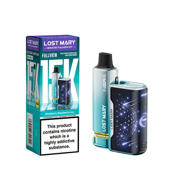 cheap LOST MARY NERA15K Refillable Kit Flavor: Blueberry Raspberry Ice