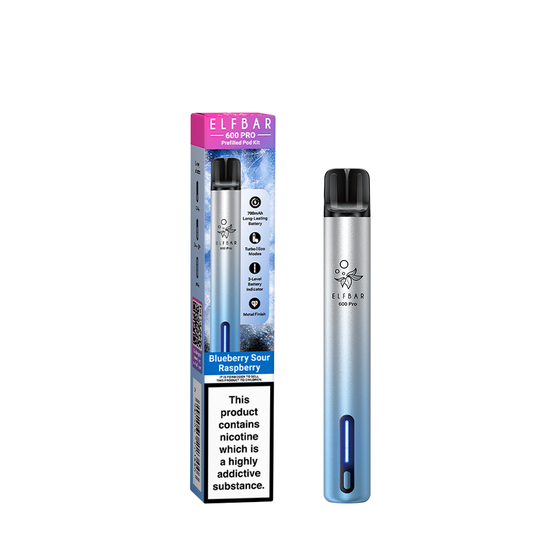 UK shop [PRO] EB600 PRO KIT Prefilled Pod Starter Kit Flavor: Blueberry Sour Raspberry