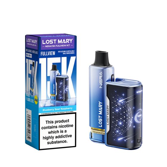 LOST MARY NERA15K Refillable Kit Flavor: Blueberry Sour Raspberry cheap