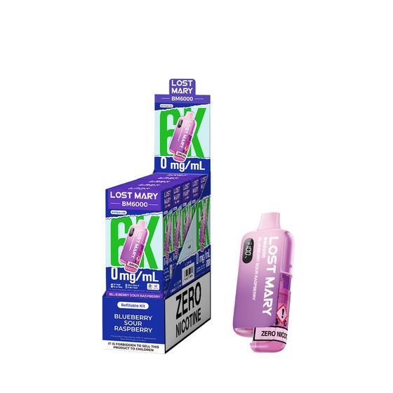 cheap LOST MARY BM6000 Refillable Pod Kit-1 % & 0% Nic