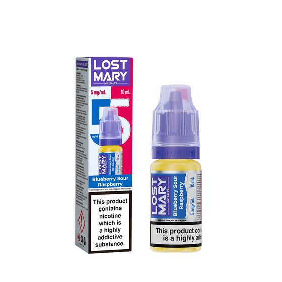 cheap LOST MARY Nic Salts E-Liquids 10ml Strength: 0.5% Nic ENG | Flavor: Blueberry Sour Raspberry