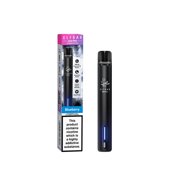 wholesale [PRO] EB600 PRO KIT Prefilled Pod Starter Kit Flavor: Blueberry