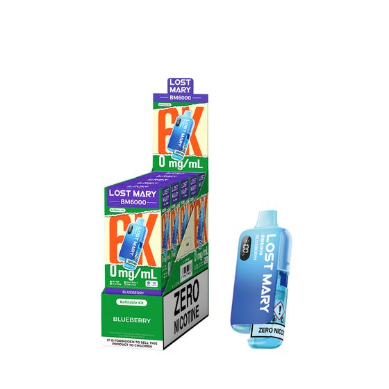 LOST MARY BM6000 Refillable Pod Kit-1 % & 0% Nic UK store