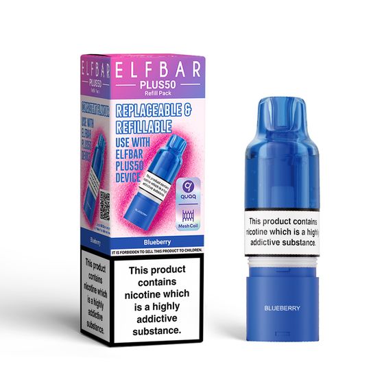 ELFBAR PLUS50 Refill pack (UK) Flavor: Blueberry wholesale price