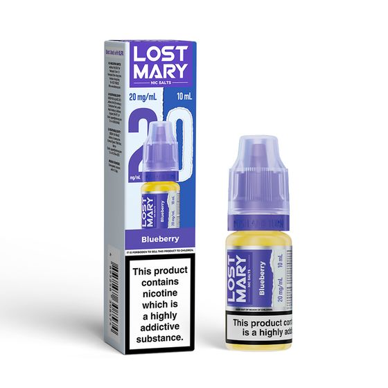 LOST MARY Nic Salts E-Liquids 10ml Strength: 2% Nic ENG | Flavor: Blueberry wholesale price