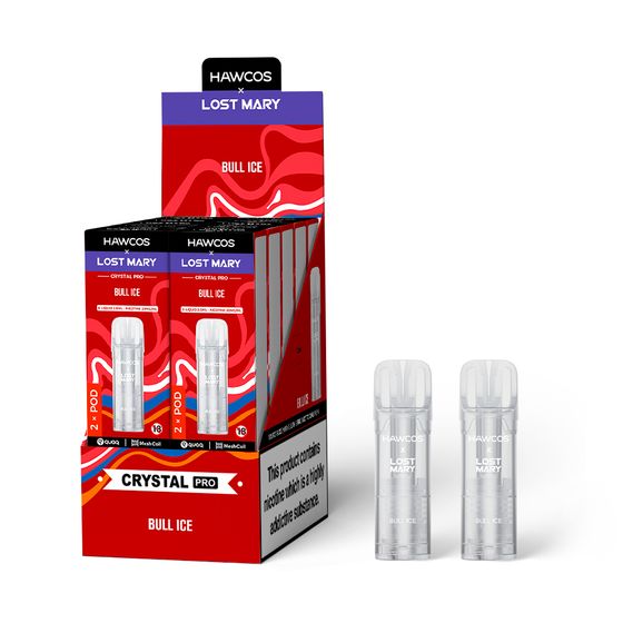UK shop HAWCOS × LOST MARY Crystal Pro Prefilled Pod 2ML × 2 (UK) 1PC