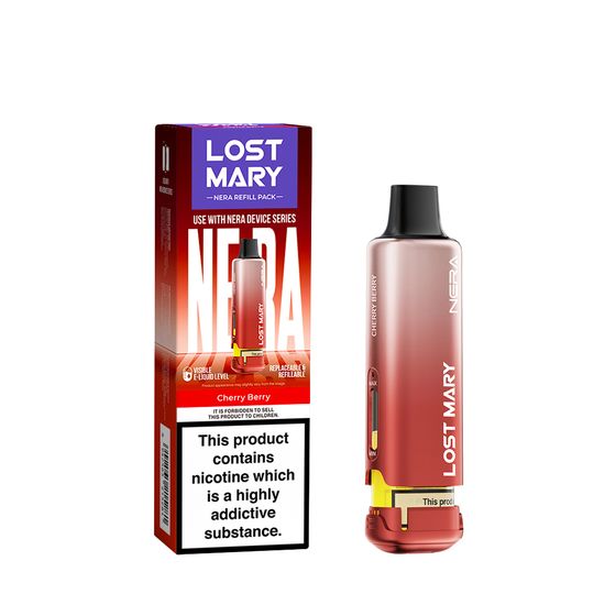 wholesale LOST MARY NERA Refill Pack (UK) 1PC Strength: 2% Nic ENG | Flavor: Cherry Berry