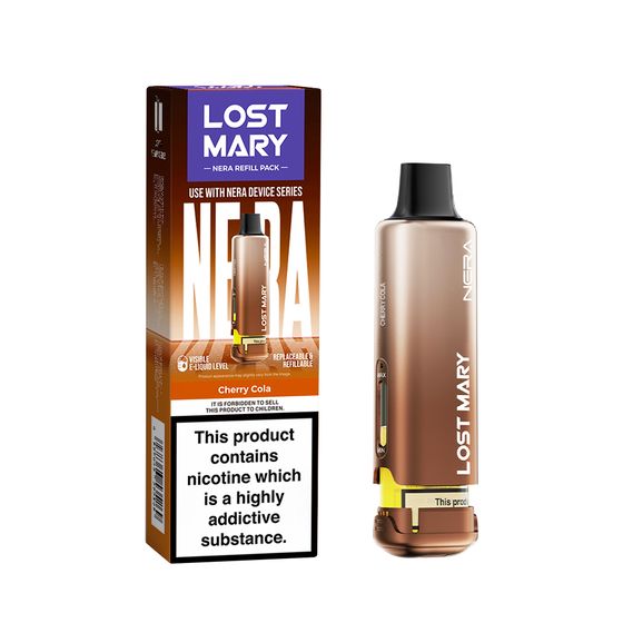 wholesale LOST MARY NERA Refill Pack (UK) 1PC Strength: 2% Nic ENG | Flavor: Cherry Cola