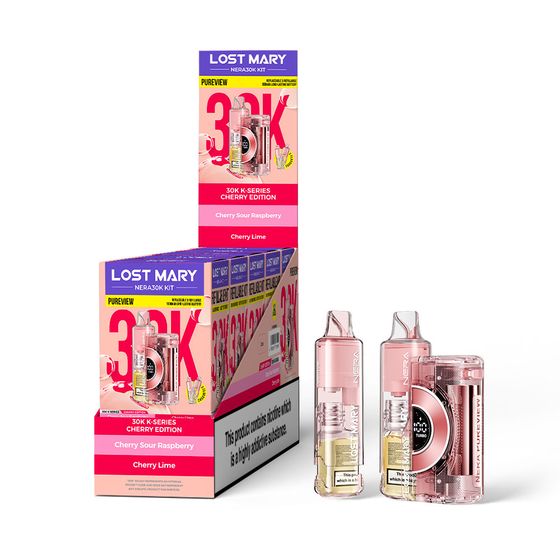 UK store LOST MARY NERA30K PUREVIEW Refillable Pod Kit