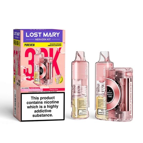 wholesale [NEW] LOST MARY NERA30K PUREVIEW Refillable Pod Kit Flavor: Cherry Edition