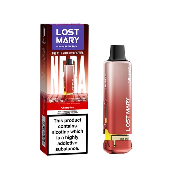 LOST MARY NERA Refill Pack (UK) 1PC Strength: 2% Nic ENG | Flavor: Cherry Ice authentic