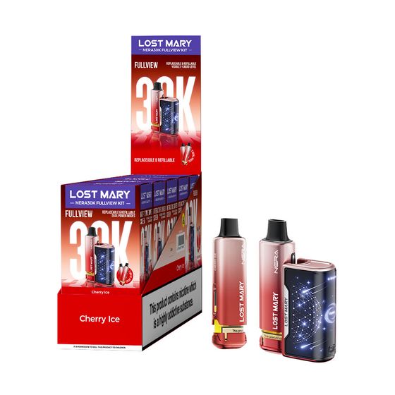 authentic LOST MARY NERA30K FULLVIEW Refillable Pod Kit (UK) 1PC