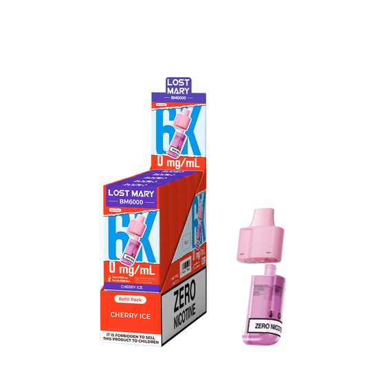 authentic LOST MARY BM6000 Refill Pack-1% & 0% Nic