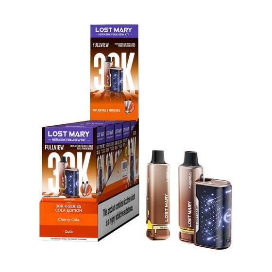 UK wholesale LOST MARY NERA30K FULLVIEW Refillable Pod Kit (UK) 1PC