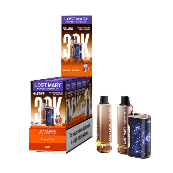 LOST MARY NERA30K FULLVIEW Refillable Pod Kit (UK) 1PC UK wholesale