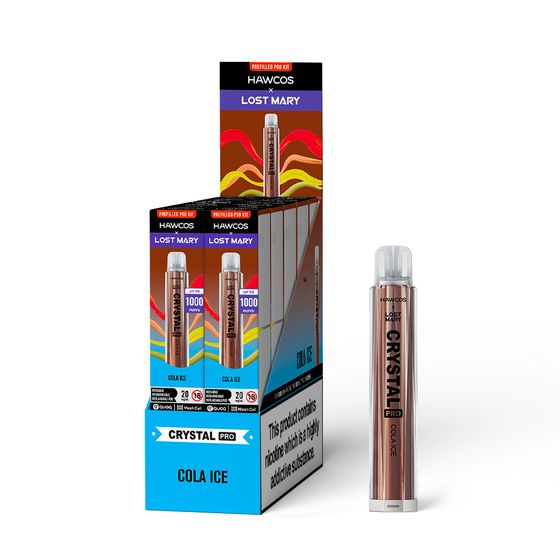 UK supplier HAWCOS × LOST MARY Crystal Pro KIT (UK) 1PC