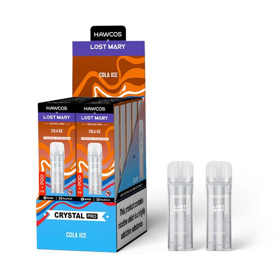 HAWCOS × LOST MARY Crystal Pro Prefilled Pod 2ML × 2 (UK) 1PC cheap