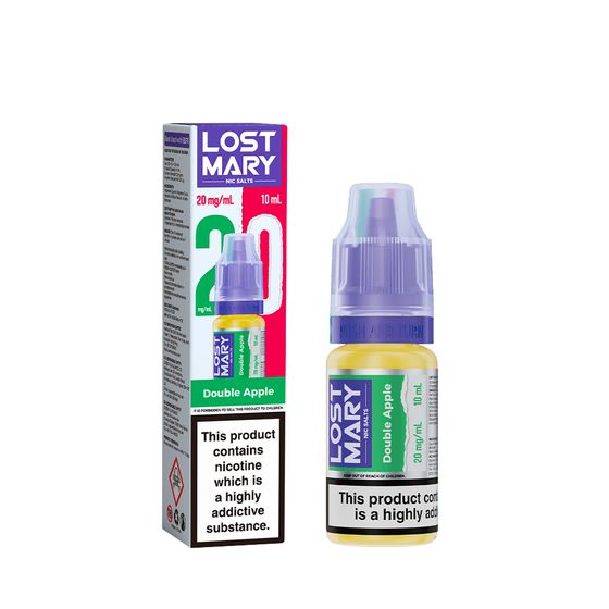 LOST MARY Nic Salts E-Liquids 10ml Strength: 2% Nic ENG | Flavor: Double Apple authentic