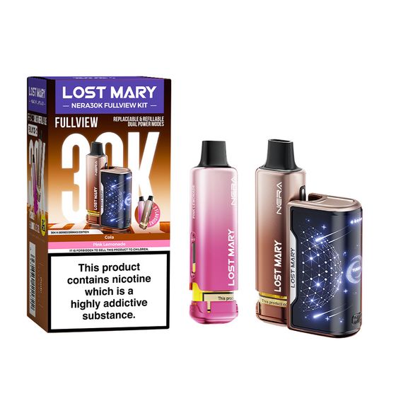 wholesale price LOST MARY NERA30K FULLVIEW Refillable Pod Kit (UK) 1PC Strength: 2% Nic ENG | Flavor: Drinks Edition