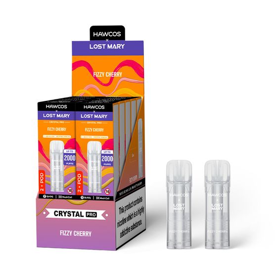 UK shop HAWCOS × LOST MARY Crystal Pro Prefilled Pod 2ML × 2 (UK) 1PC