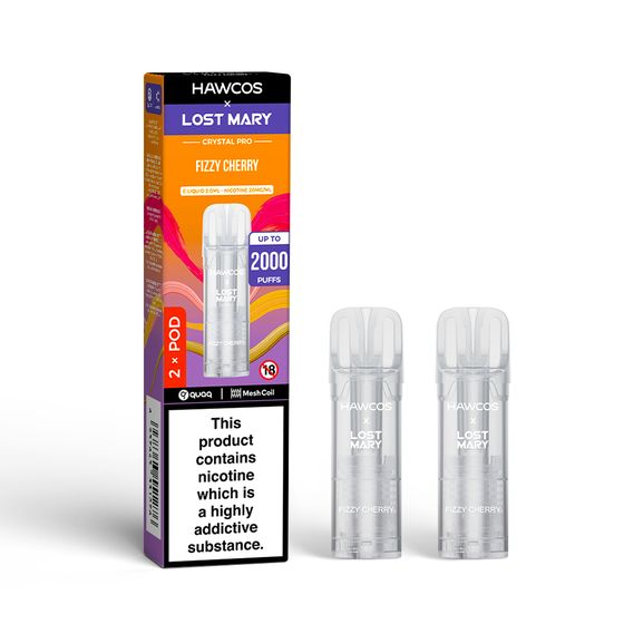 HAWCOS × LOST MARY Crystal Pro Prefilled Pod 2ML × 2 (UK) 1PC cheap