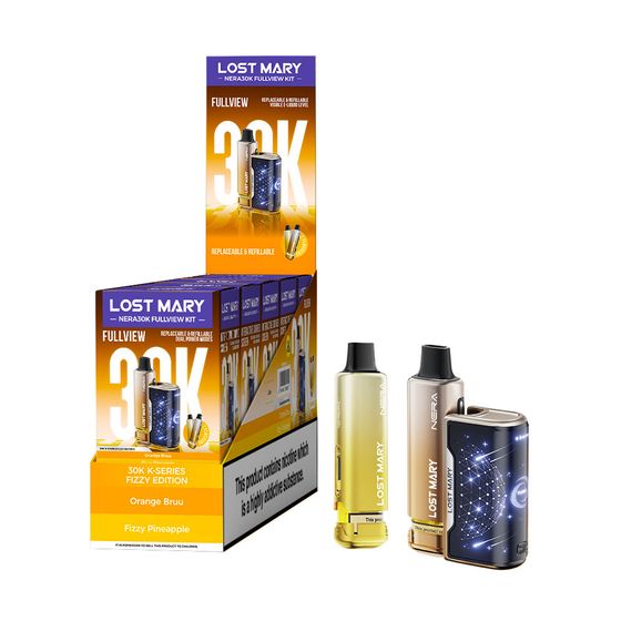 LOST MARY NERA30K FULLVIEW Refillable Pod Kit (UK) 1PC UK shop