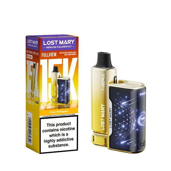 LOST MARY NERA15K Refillable Kit Flavor: Fizzy Pineapple authentic