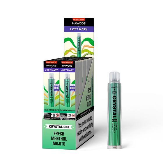 UK supplier HAWCOS × LOST MARY Crystal Pro KIT (UK) 1PC