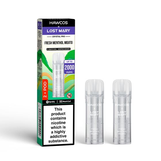 cheap HAWCOS × LOST MARY Crystal Pro Prefilled Pod 2ML × 2 (UK) 1PC