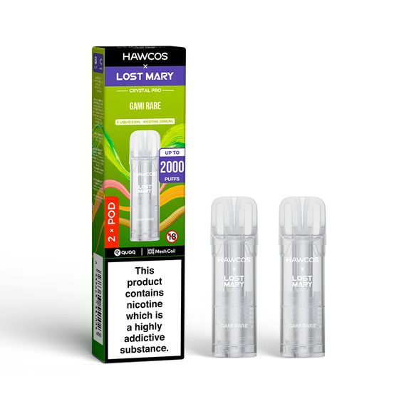 HAWCOS × LOST MARY Crystal Pro Prefilled Pod 2ML × 2 (UK) 1PC cheap