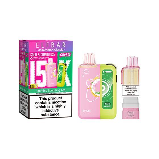 [CN] ELFBAR JoinOne 15K Classic Refillable Kit Flavor: Jasmine LongJing Tea wholesale price