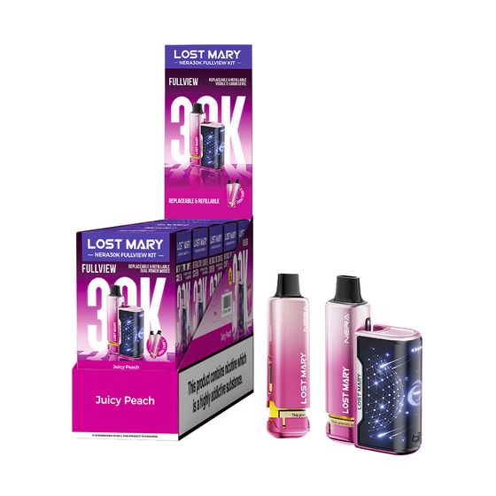 UK store LOST MARY NERA30K FULLVIEW Refillable Pod Kit (UK) 1PC