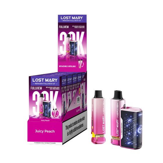 UK store LOST MARY NERA30K FULLVIEW Refillable Pod Kit (UK) 1PC
