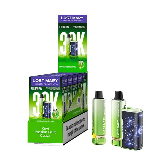 LOST MARY NERA30K FULLVIEW Refillable Pod Kit (UK) 1PC UK shop