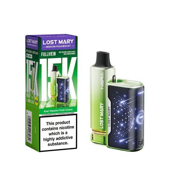 LOST MARY NERA15K Refillable Kit Flavor: Kiwi Passion Fruit Guava wholesale