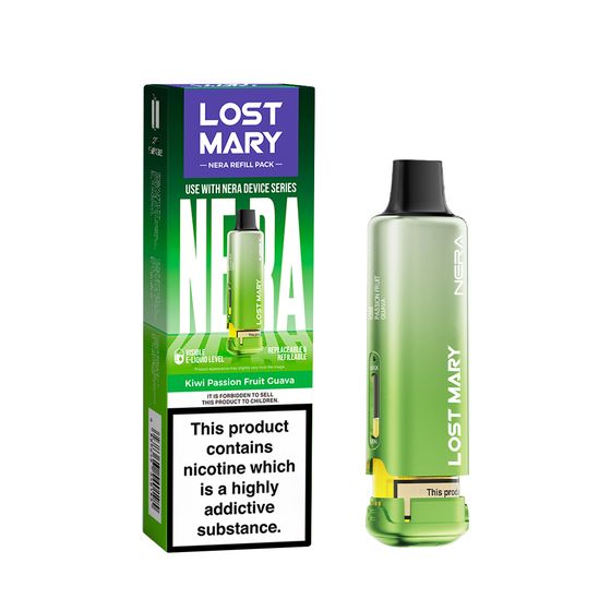 for wholesale LOST MARY NERA Refill Pack (UK) 1PC Strength: 2% Nic ENG | Flavor: Kiwi Passion Fruit Guava